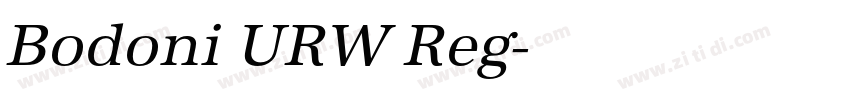 Bodoni URW Reg字体转换 Bodoni URW Reg字体转换